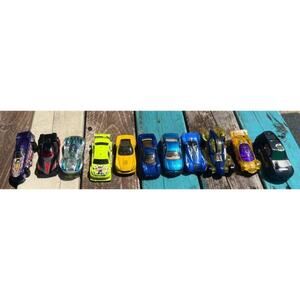 Lot of 11 Hot Wheels Bundle Diecast Jaguar XJ220 Mustang X-Raycers 1:64